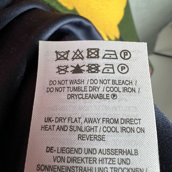 Boden Constance NWT Womens 10 Abstract Floral Wool Coat Bold Colorful Outerwear - Picture 15 of 16